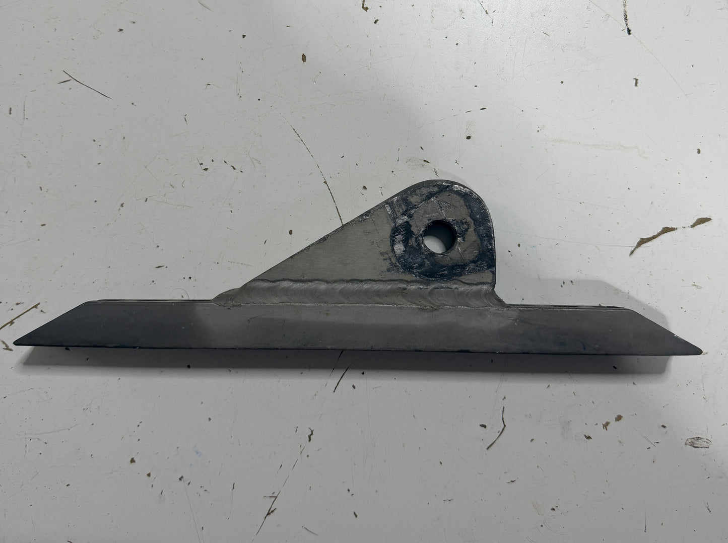 11 3/8" Length x 1 1/8" Width Slightly Curved Chainplate - 1/2" Diameter Pin