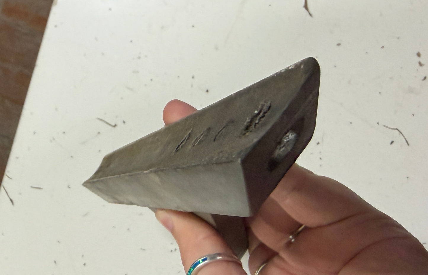 11 3/8" Length x 1 1/8" Width Slightly Curved Chainplate - 1/2" Diameter Pin