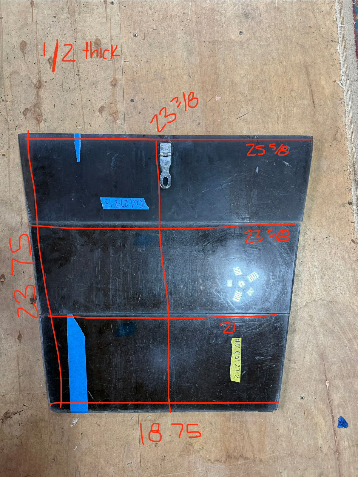 CAL 2-27 Set Of 3 Plexiglass Companionway Boards -- #12