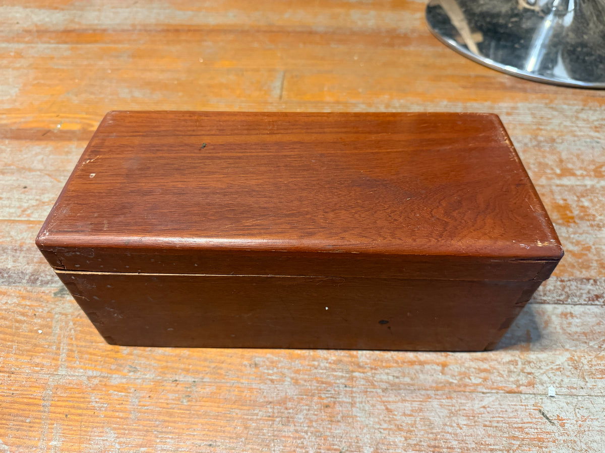 Teak Box - Open Bottom - 13" Long x 6" Wide x 5 1/2" Height