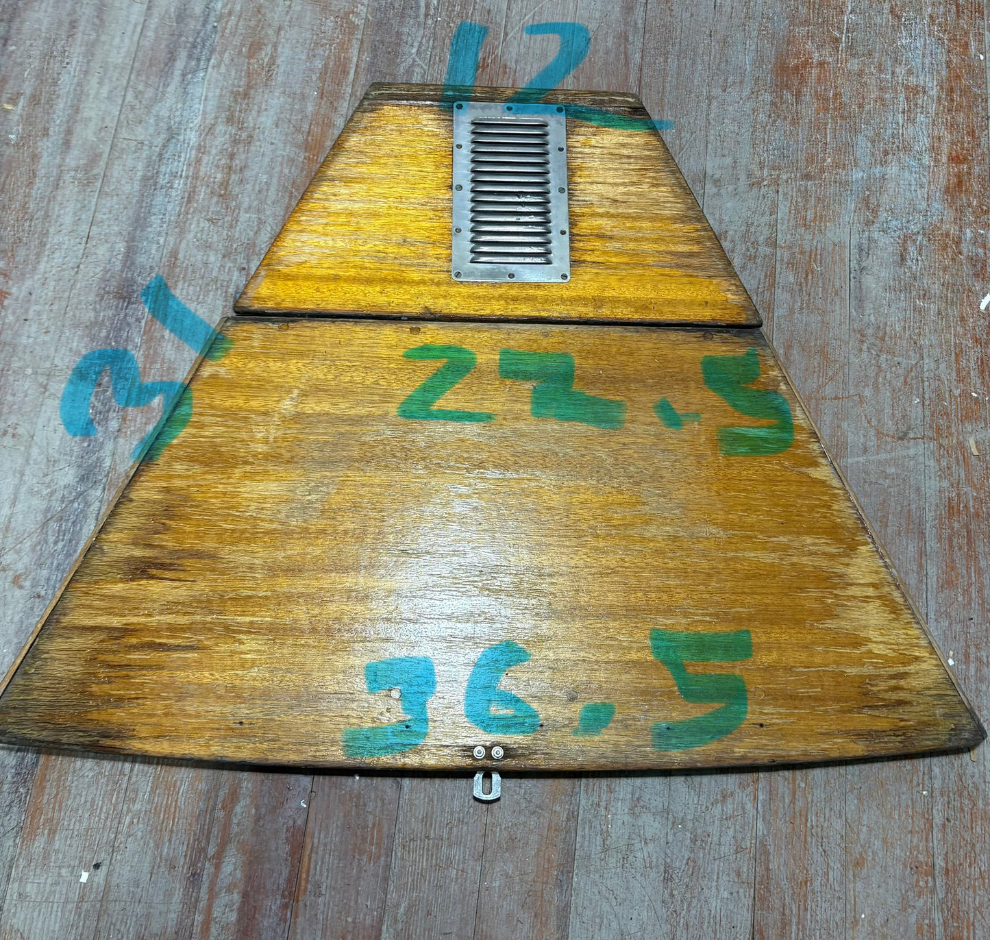 Teak Companionway Boards from Cal 25 #50