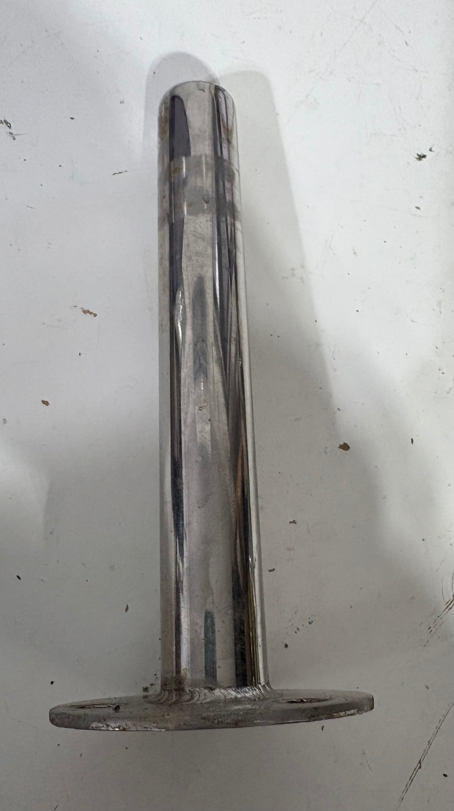 Stainless Steel Straight 7" Piece On Base