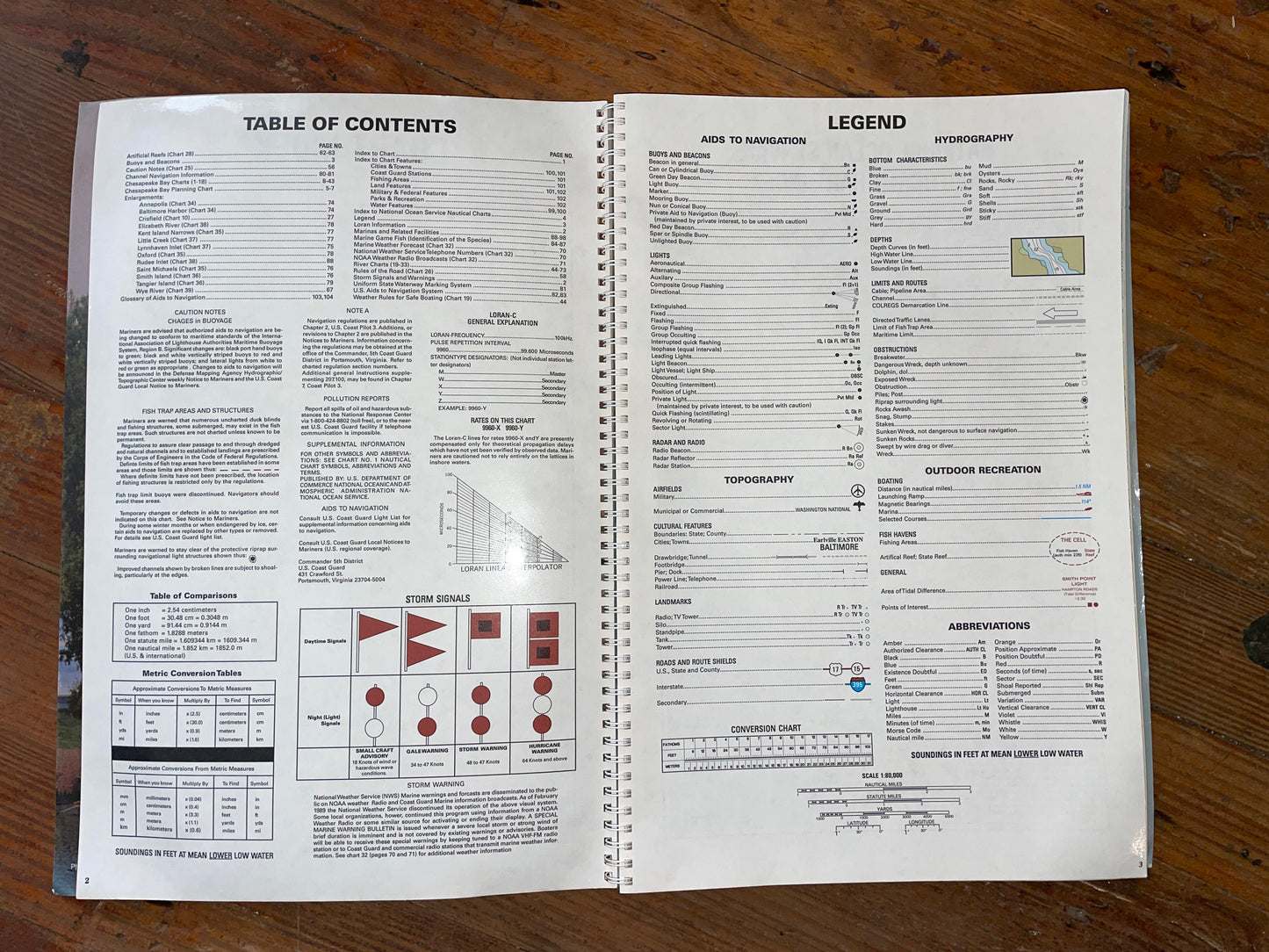 5th Edition Chesapeake Bay Maryland AND Virginia Chartbook