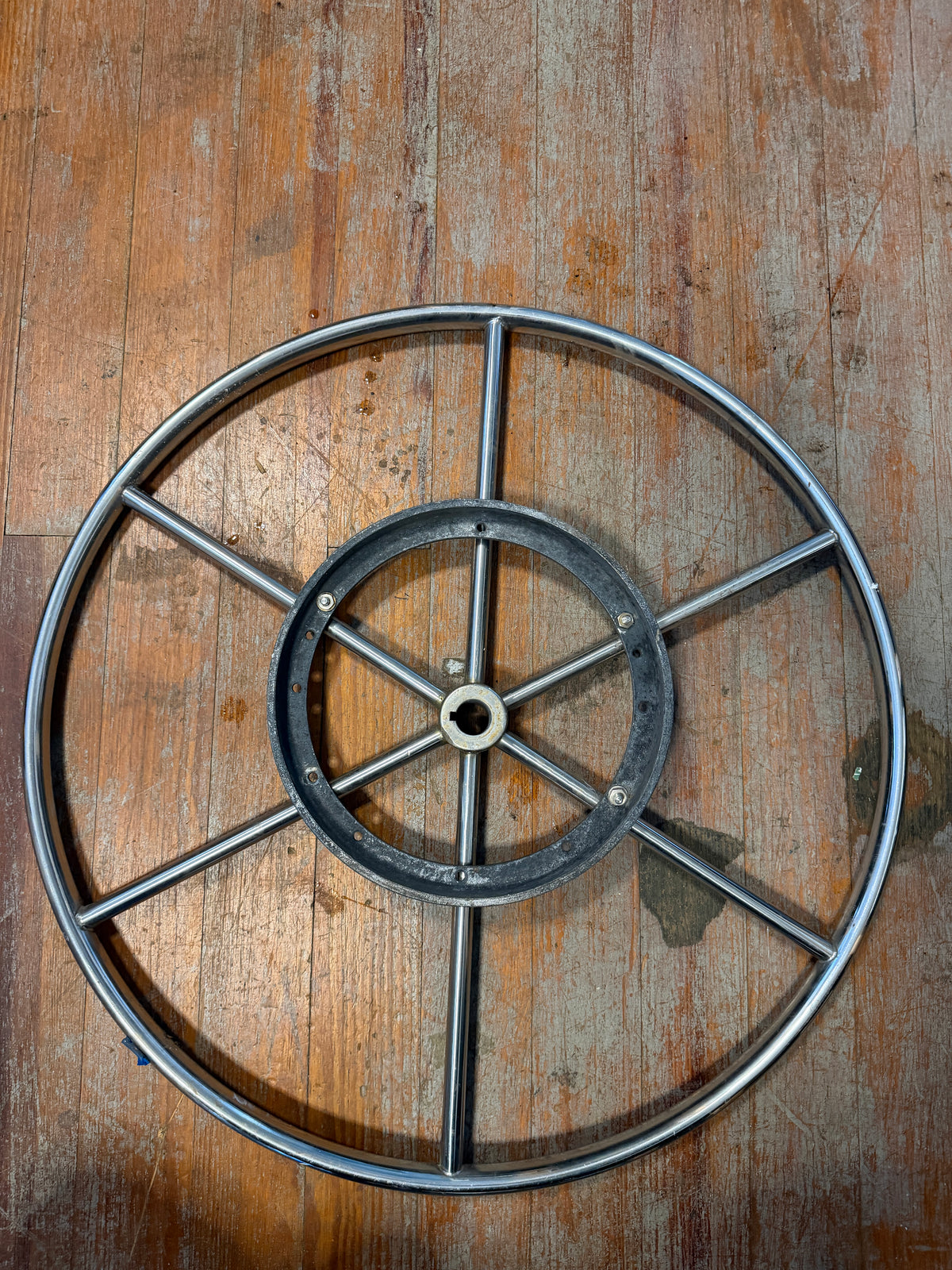 26" Stainless Steel Wheel - 1" Straight Keyed Shaft - Islander 30