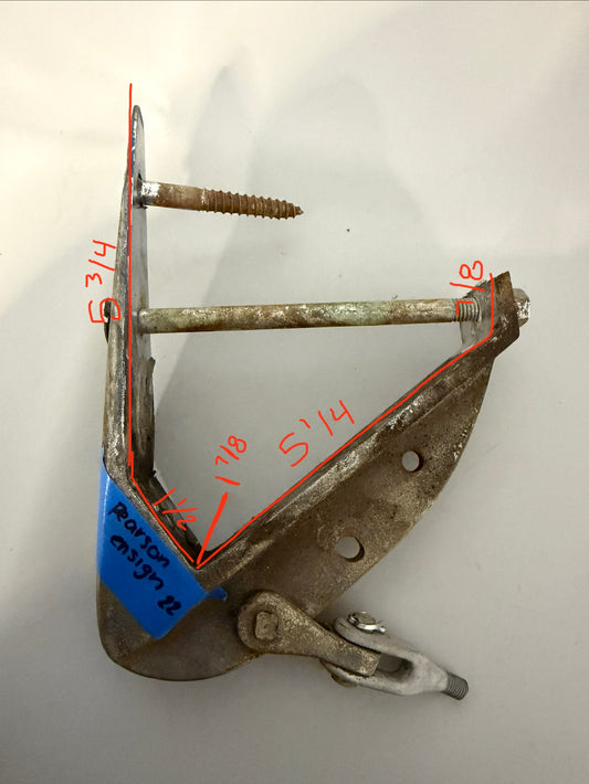 Pearson Ensign 22 Stem Head Fitting