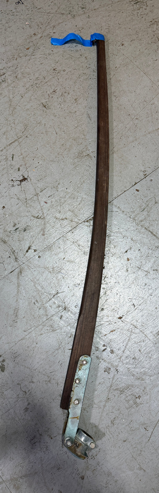 44 1/2" Long - Slightly Curved Tiller Handle With Hardware - Pearson Ensign 22