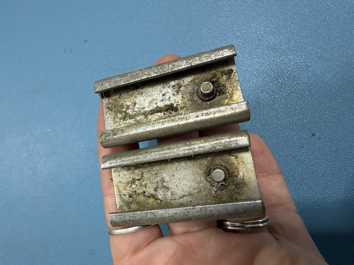 PAIR 7/8" Track Cars - 1" Tuphnol Sheave - 7/16" Line Diameter