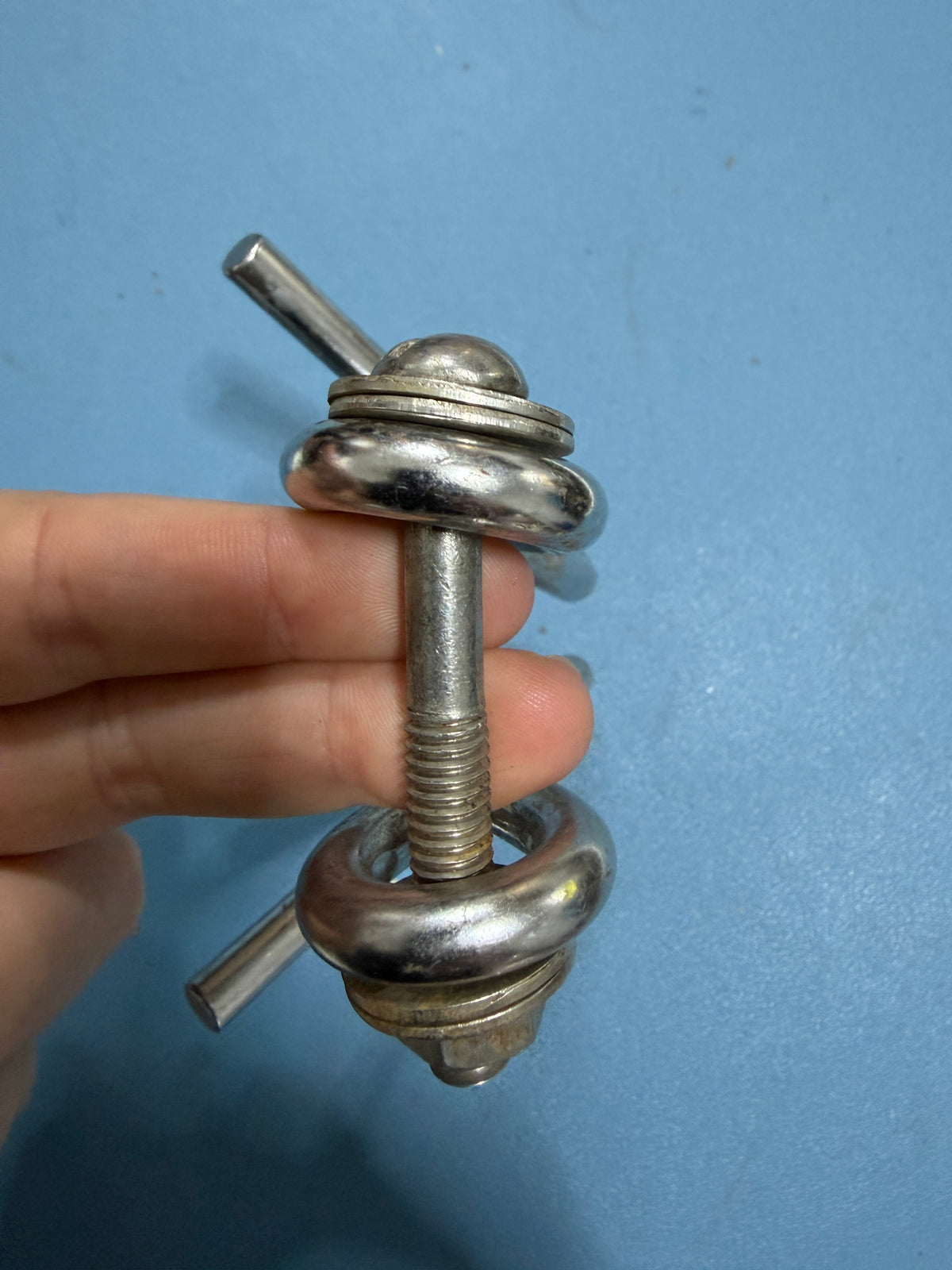 PAIR Cunningham Hooks on 2 3/4" x 1/4" Bolt