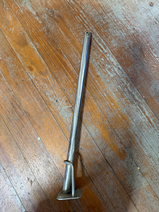 23 1/4" Height Single Lifeline Stanchion - Sits Angled Inward - Irwin 10/4
