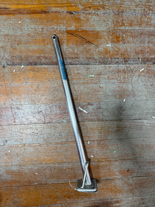 25" Height Single Lifeline Stanchion - Sits Angled Inward - Columbia 25