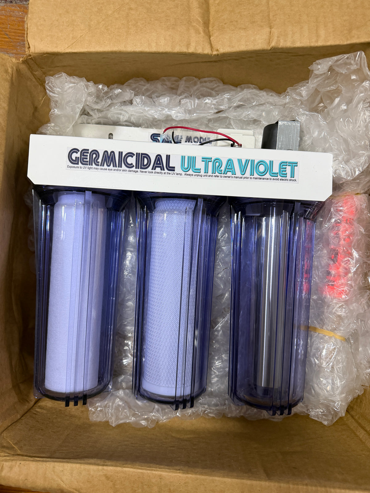 Germicidal Ultraviolet SafH20 Model 512 - NEW