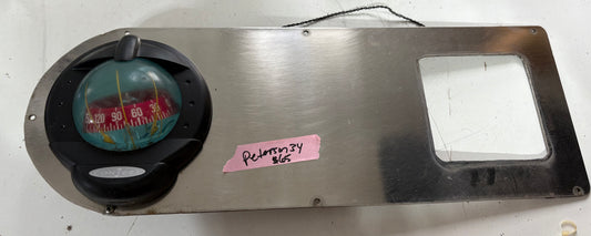 Contest Plastimo Compass on Steel Plate Bulkhead