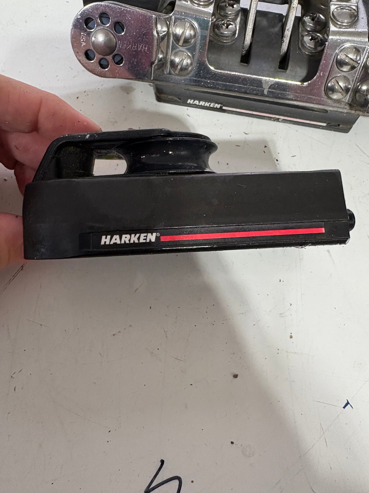 5' Long Traveler with Harken Track Cars - 1" Track