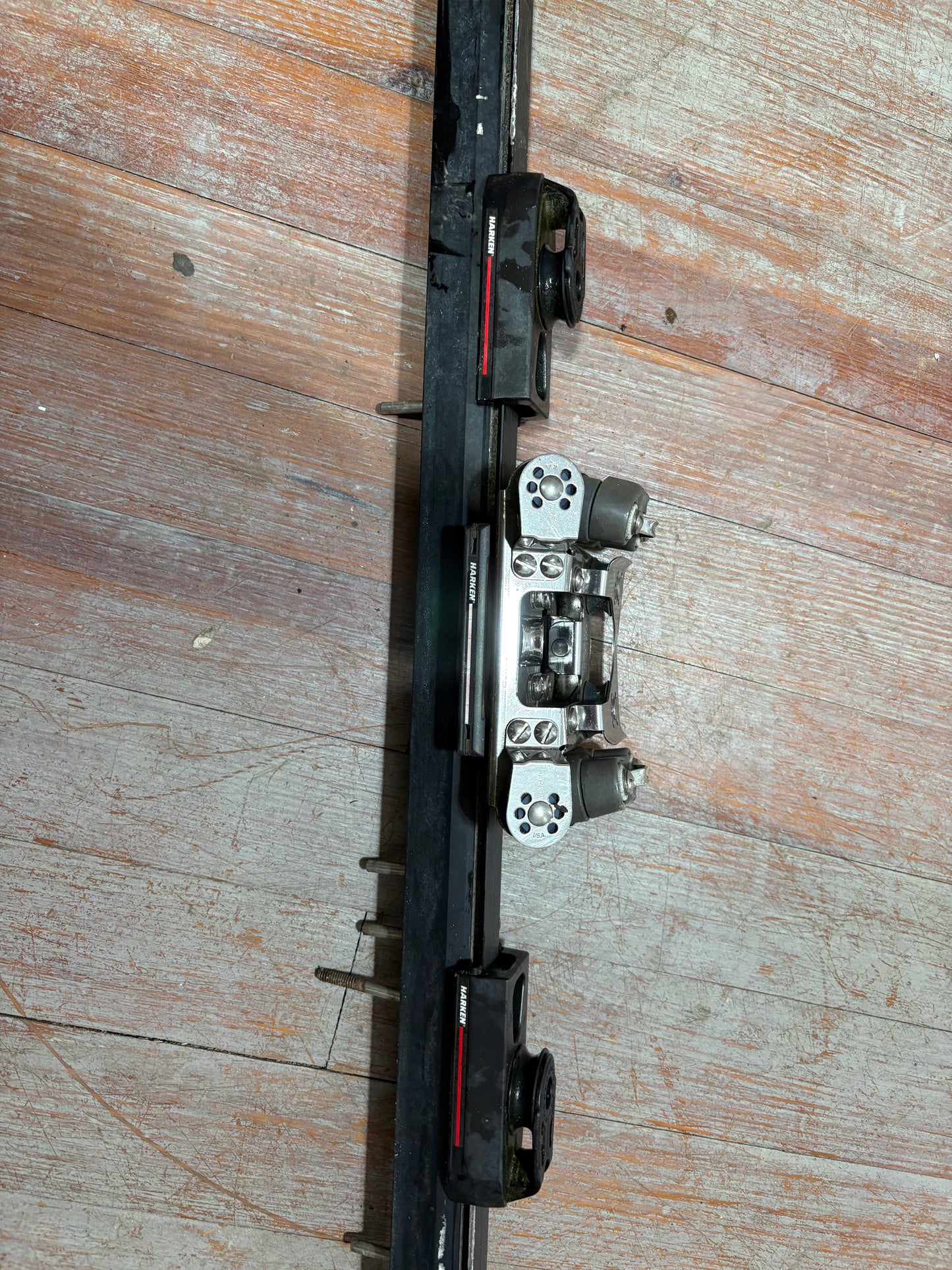 5' Long Traveler with Harken Track Cars - 1" Track