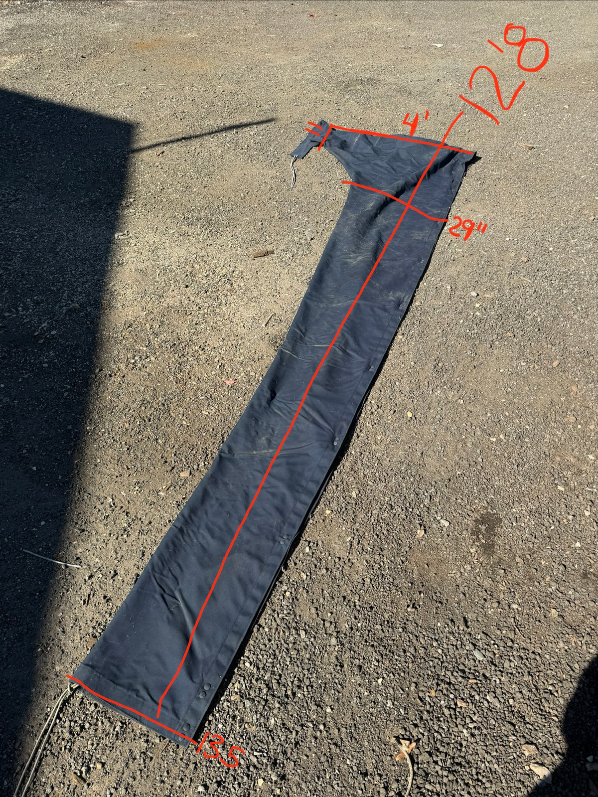 12'8" Navy Main Sail Cover