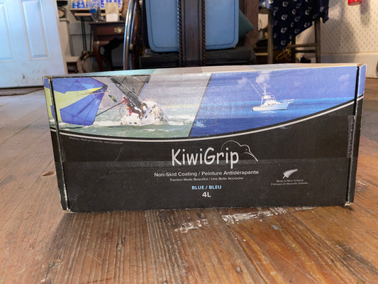 New 4L Of Blue Kiwigrip Non-Skid Coating