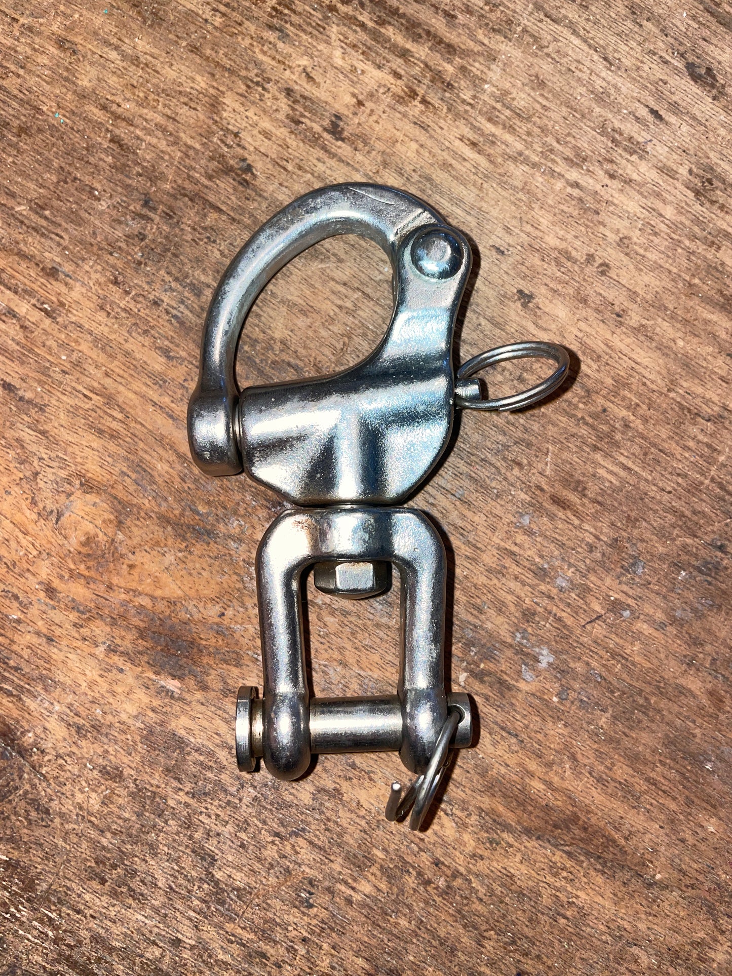 SS Forked Swivel Bail Shackle- 1/2”