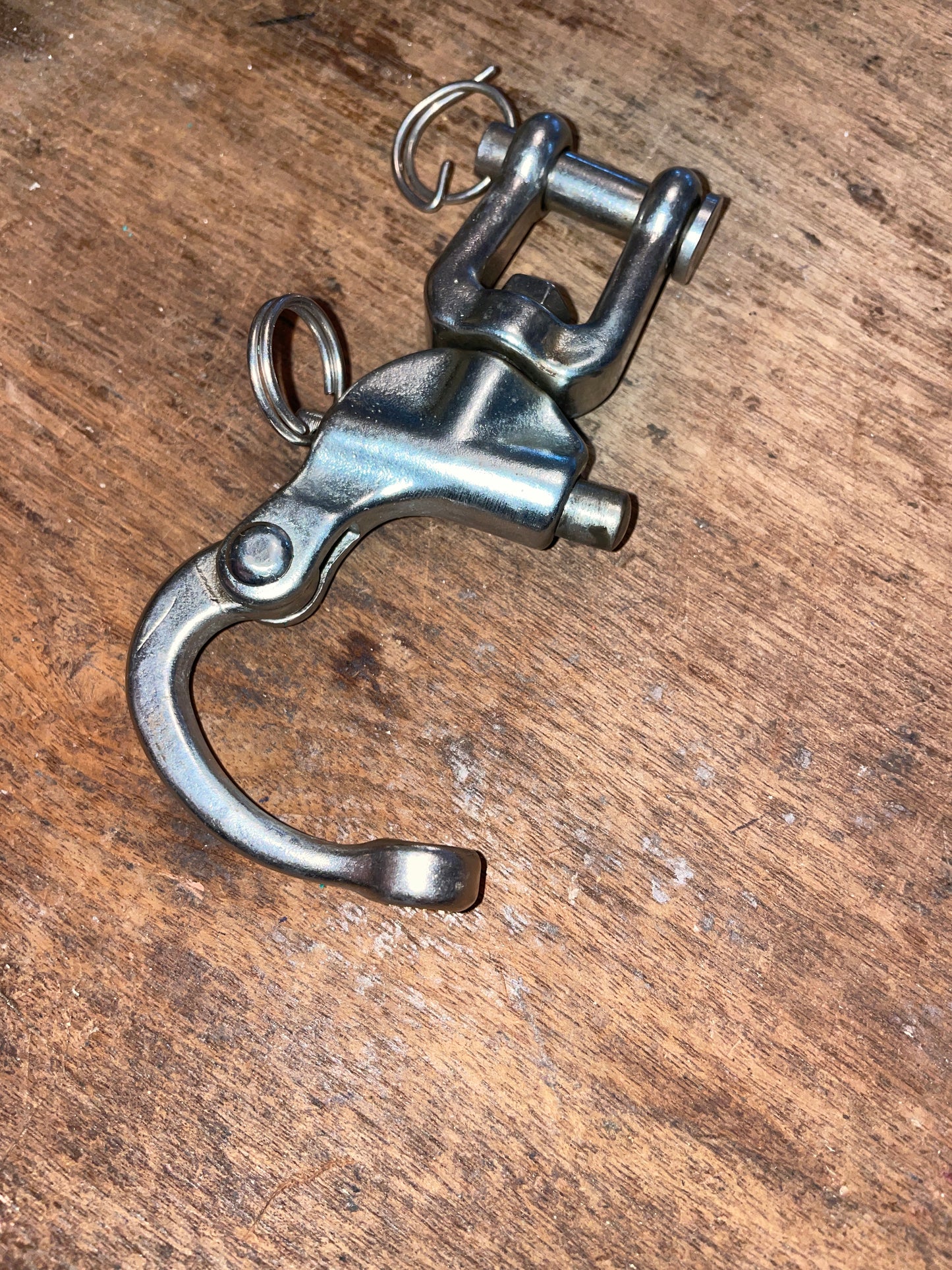 SS Forked Swivel Bail Shackle- 1/2”