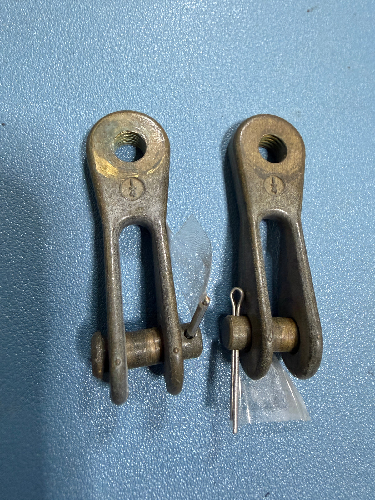 PAIR 1/4" Bronze Merriman Toggles