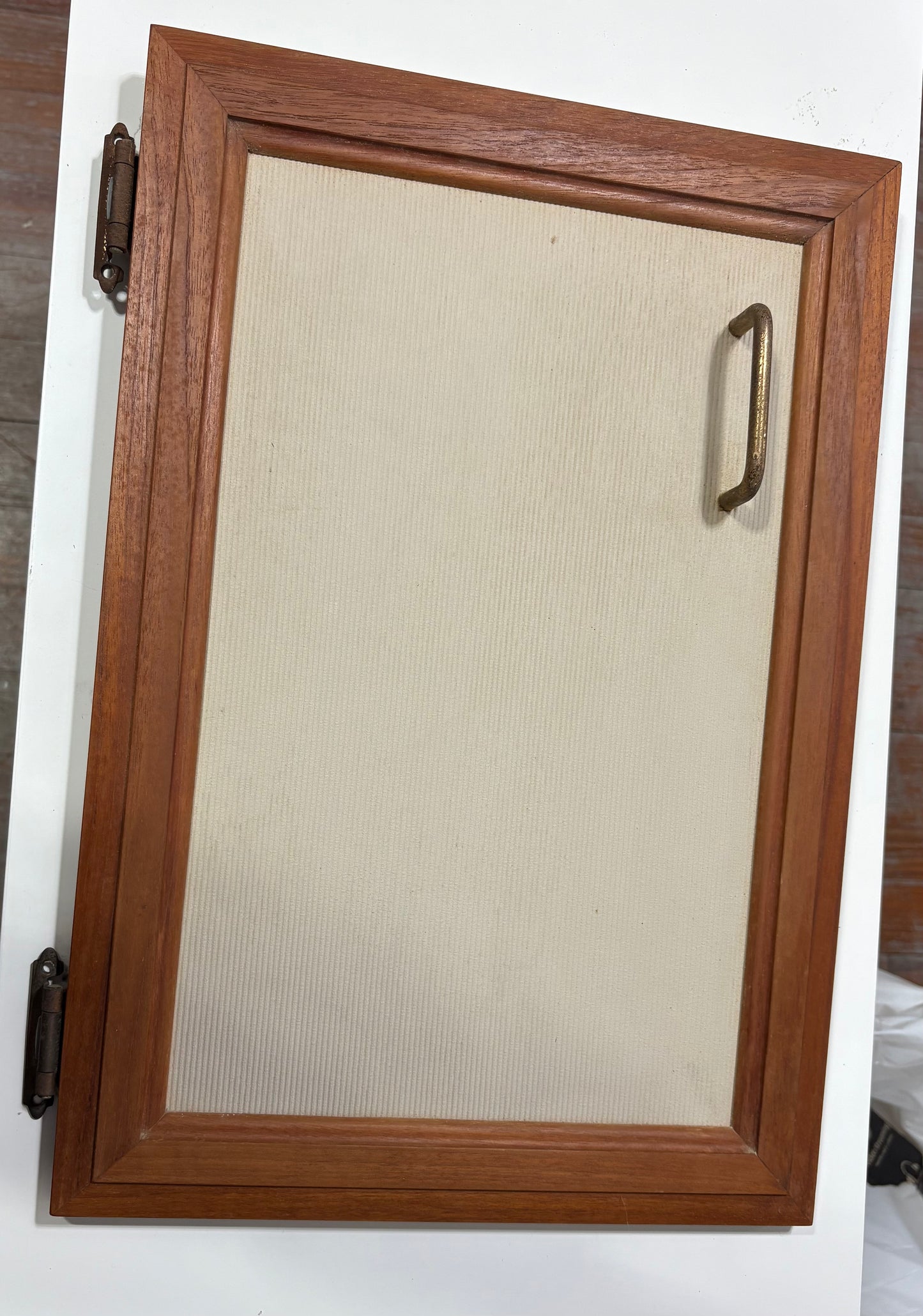 Teak wood Cabinet Doors with White Inlay #241