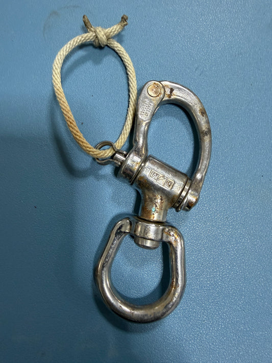 Nicro Marine #3850468 Stainless Steel Swivel Bail Shackle - 1” Bail - Rusty