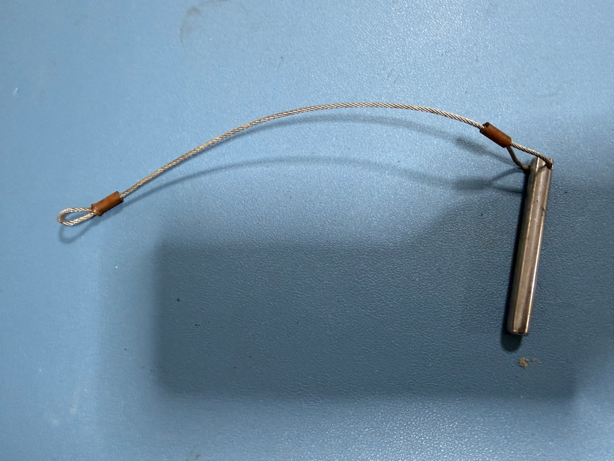 2 3/4" Length x 5/16" Stainless Pin - 8" Cable