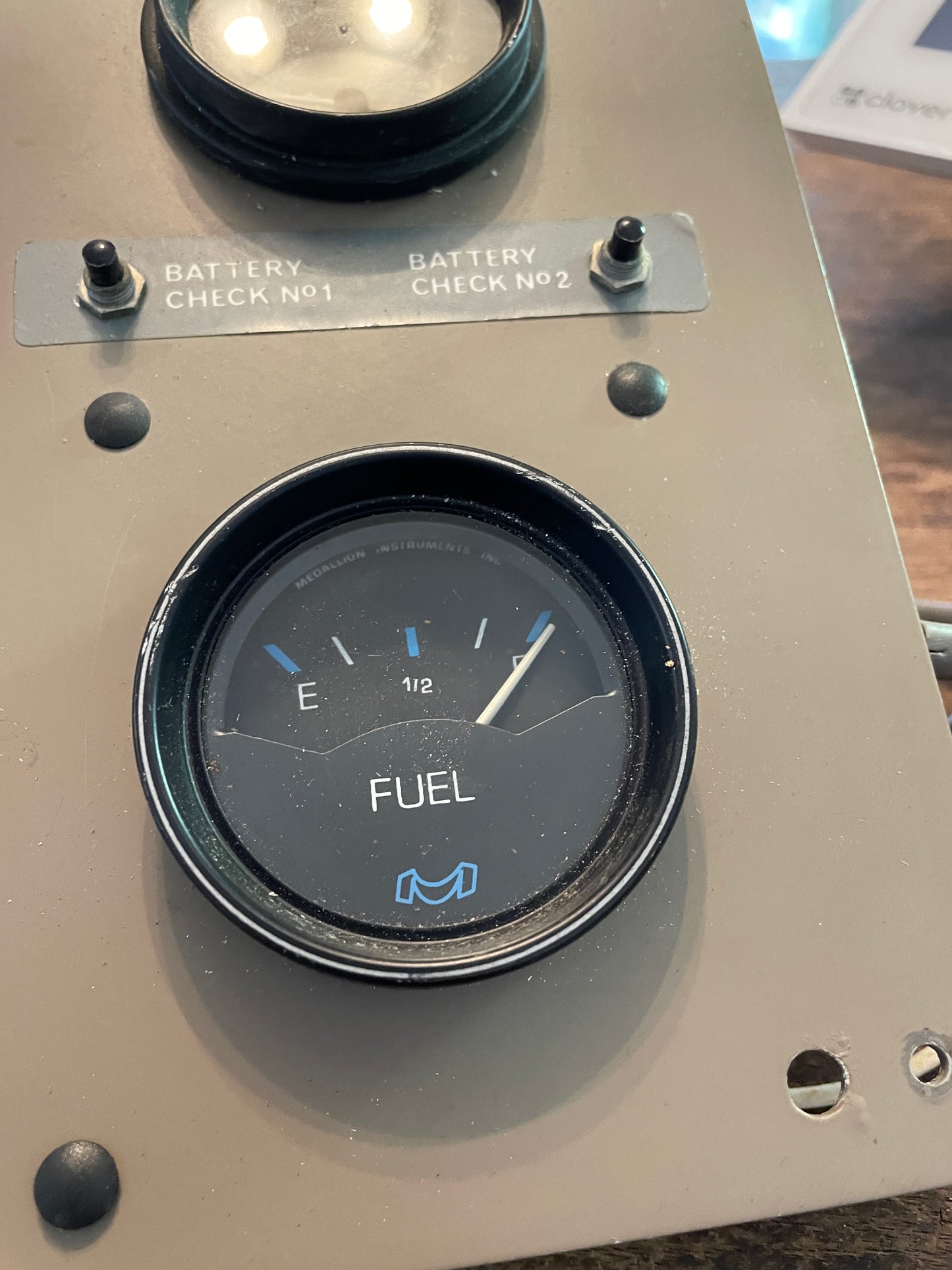 Volt & Fuel Gauge Panel Off A CS Yachts 33