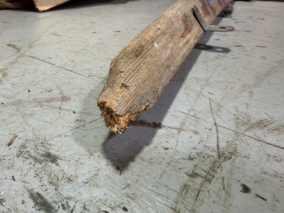 Vintage Teak Deck Mounted Ornatel Piece - Broken - Comet