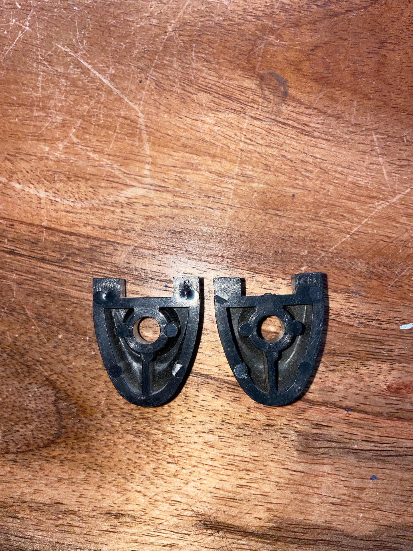 PAIR Black Plastic 1” T Track End Stop - Like New