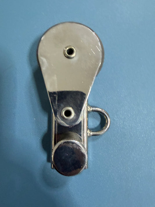Reefing 1" Track Car Block - 2" Sheave x 3/8" Line
