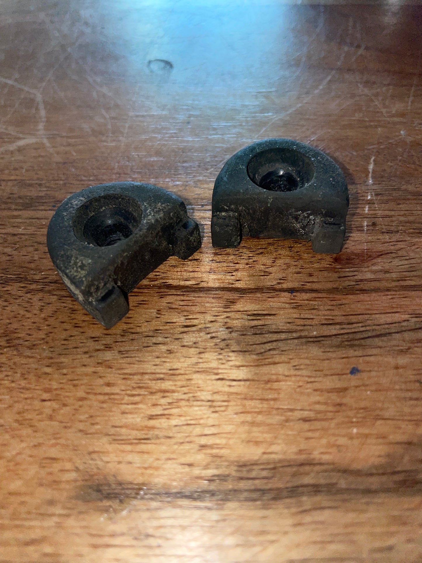 PAIR Black Plastic 1” T Track End Stops