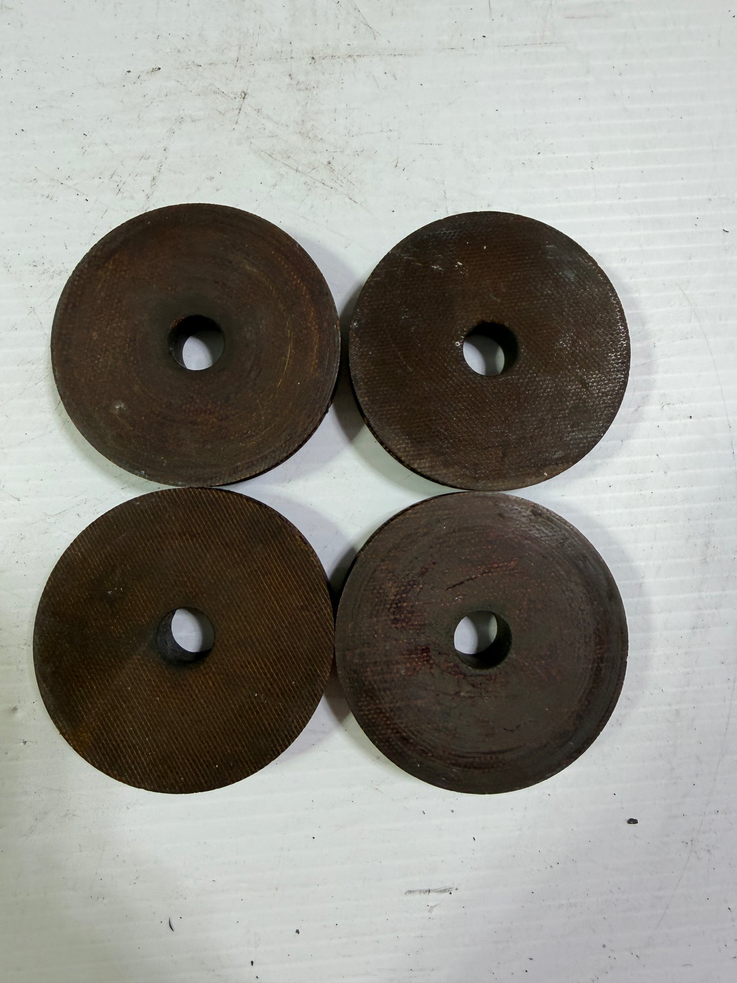 Lot OF 4 Tufnol Sheaves - 2 3/4" Diameter x 3/8" Line Diameter