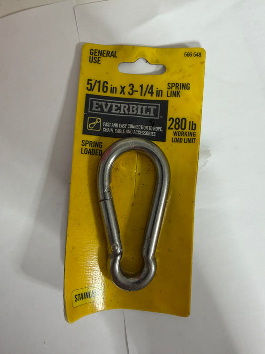 Everbilt 5/16" x 3 1/4" Carabiner - NEW
