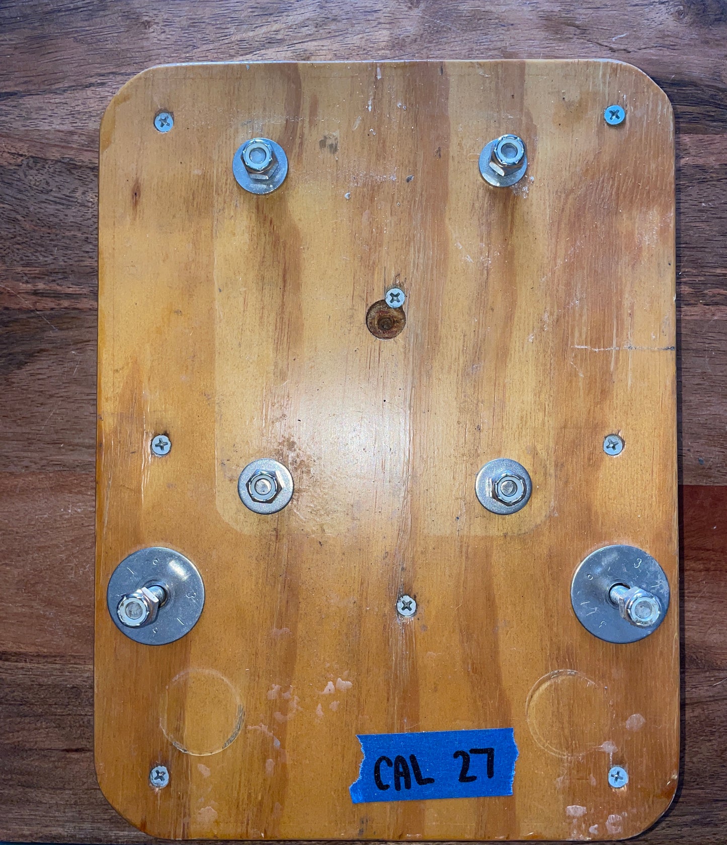 CAL 27 Teak Motor Mount Block