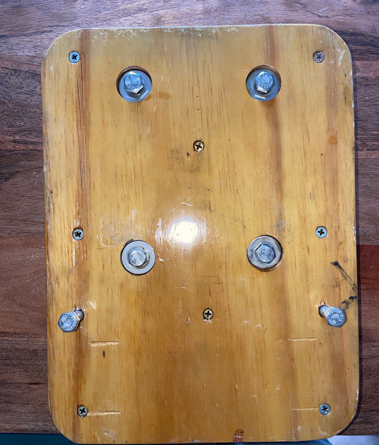 CAL 27 Teak Motor Mount Block