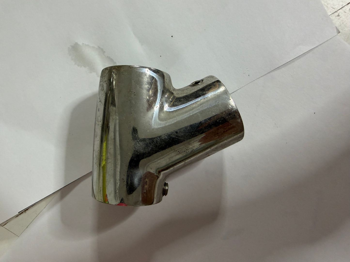Stainless Steel Angled T Fitting - 1" Diameter Tubing