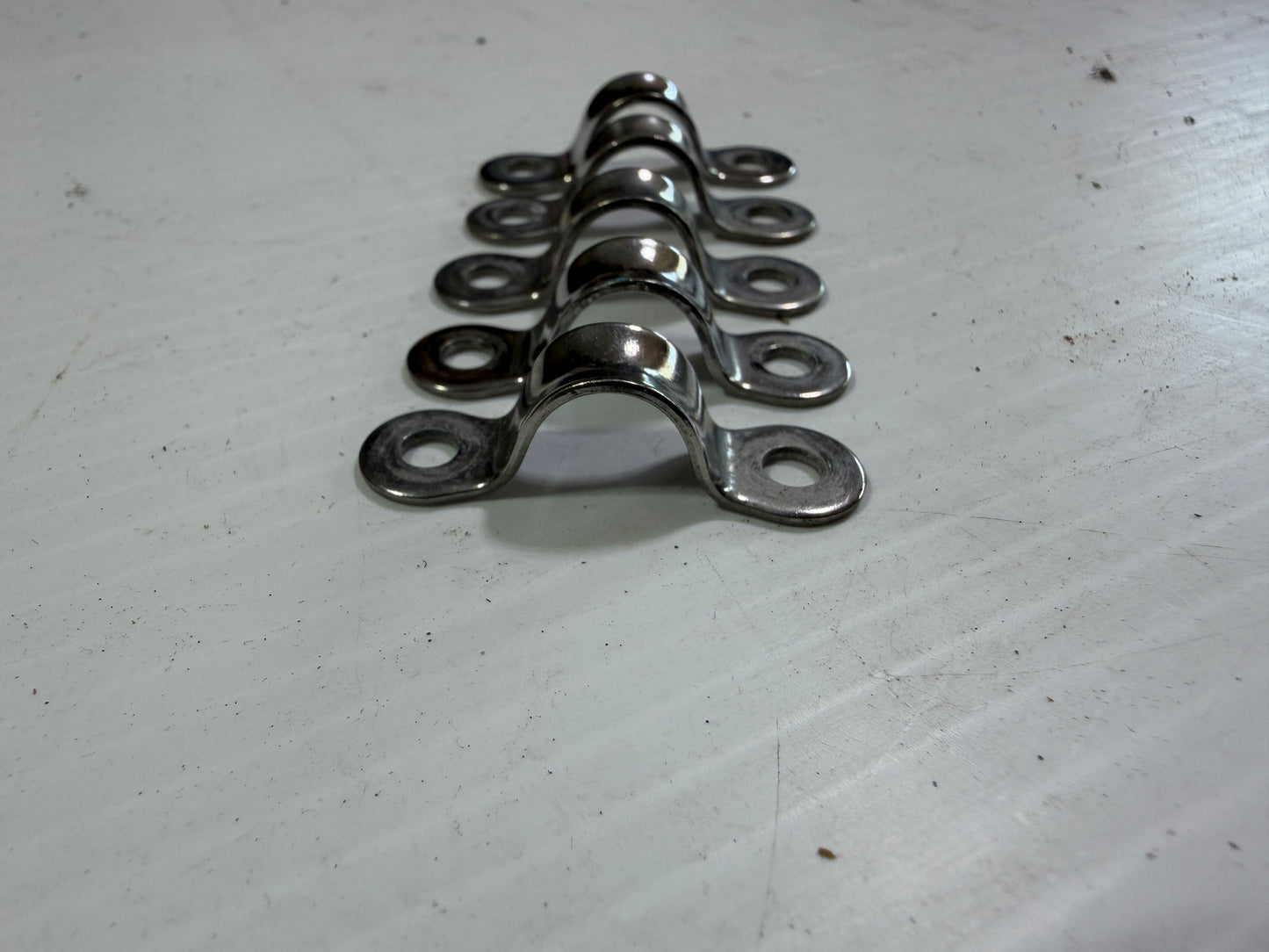Lot of 5 Stainless Steel Deck Bows - 7/16" x 5/16"