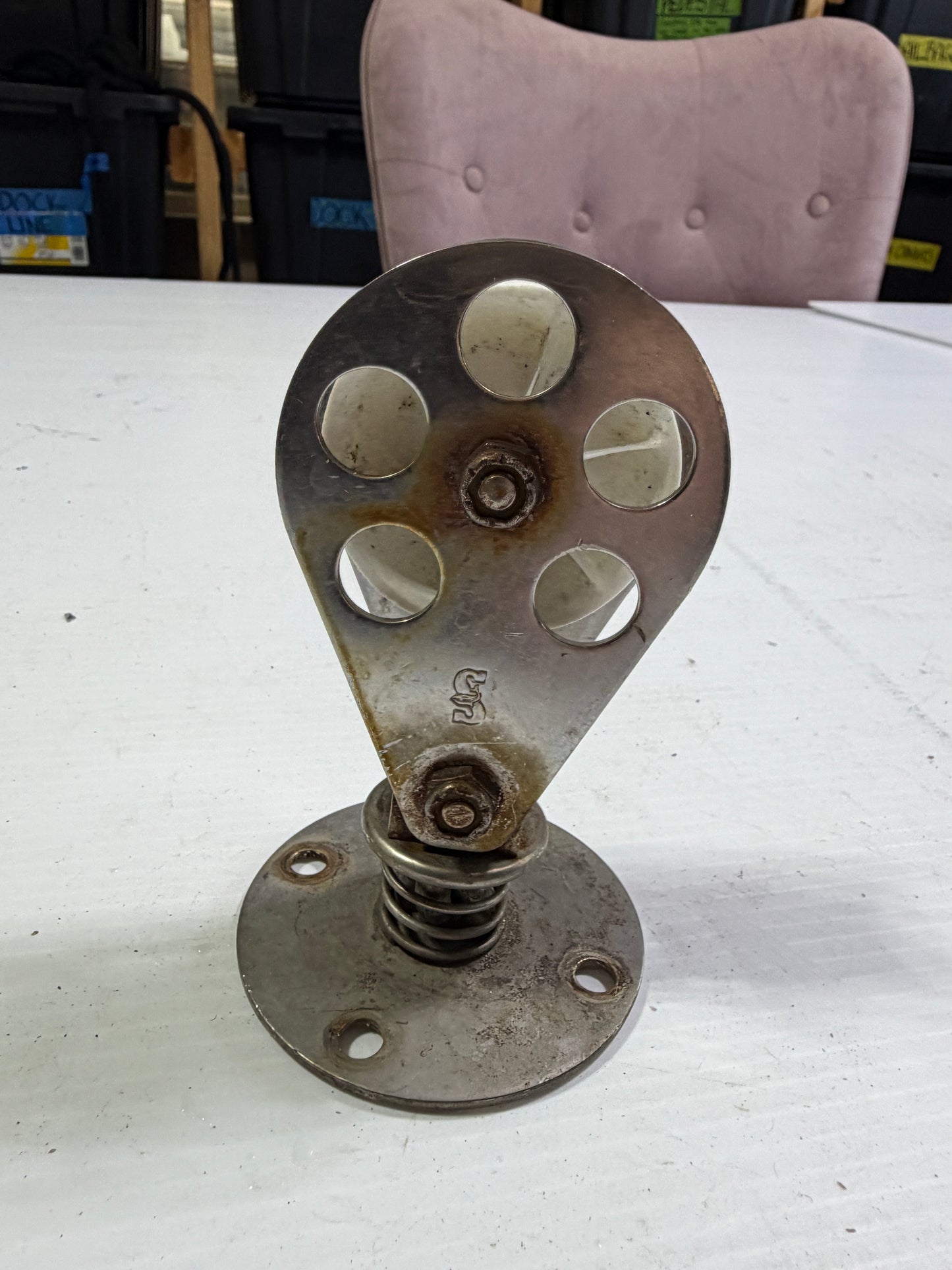Schaefer Standing Block - 2" Sheave - 3/8" Line