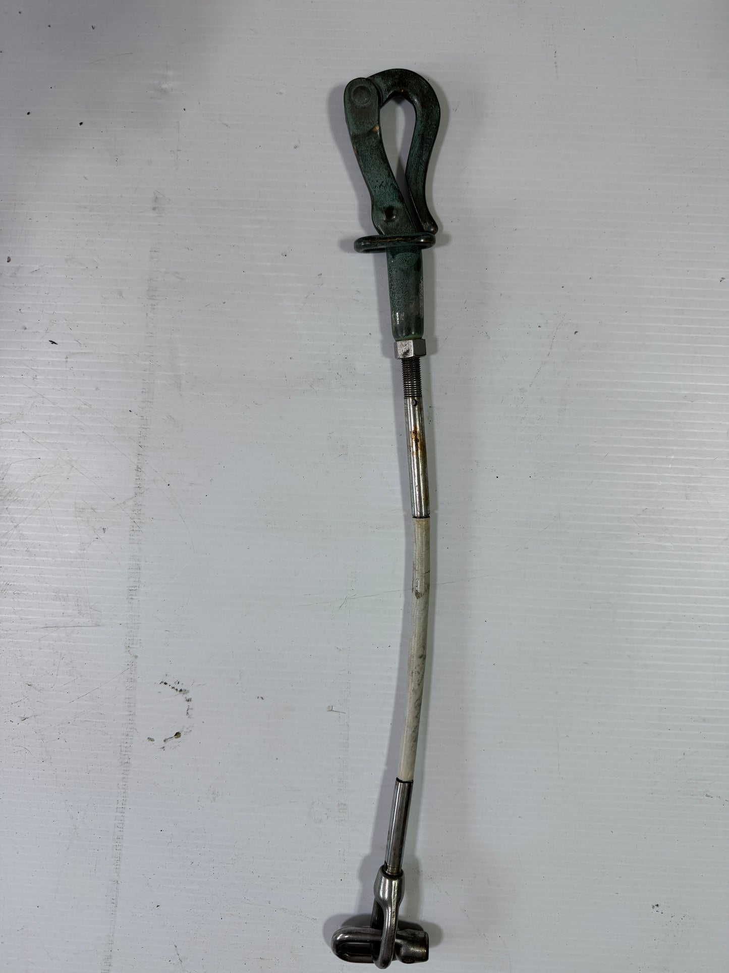 Bronze Pelican Hook With Gate - 18" Long