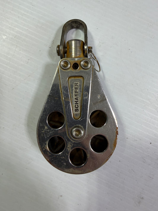 Schaefer 2 1/2" Single Swivel Block - 3/8" Line