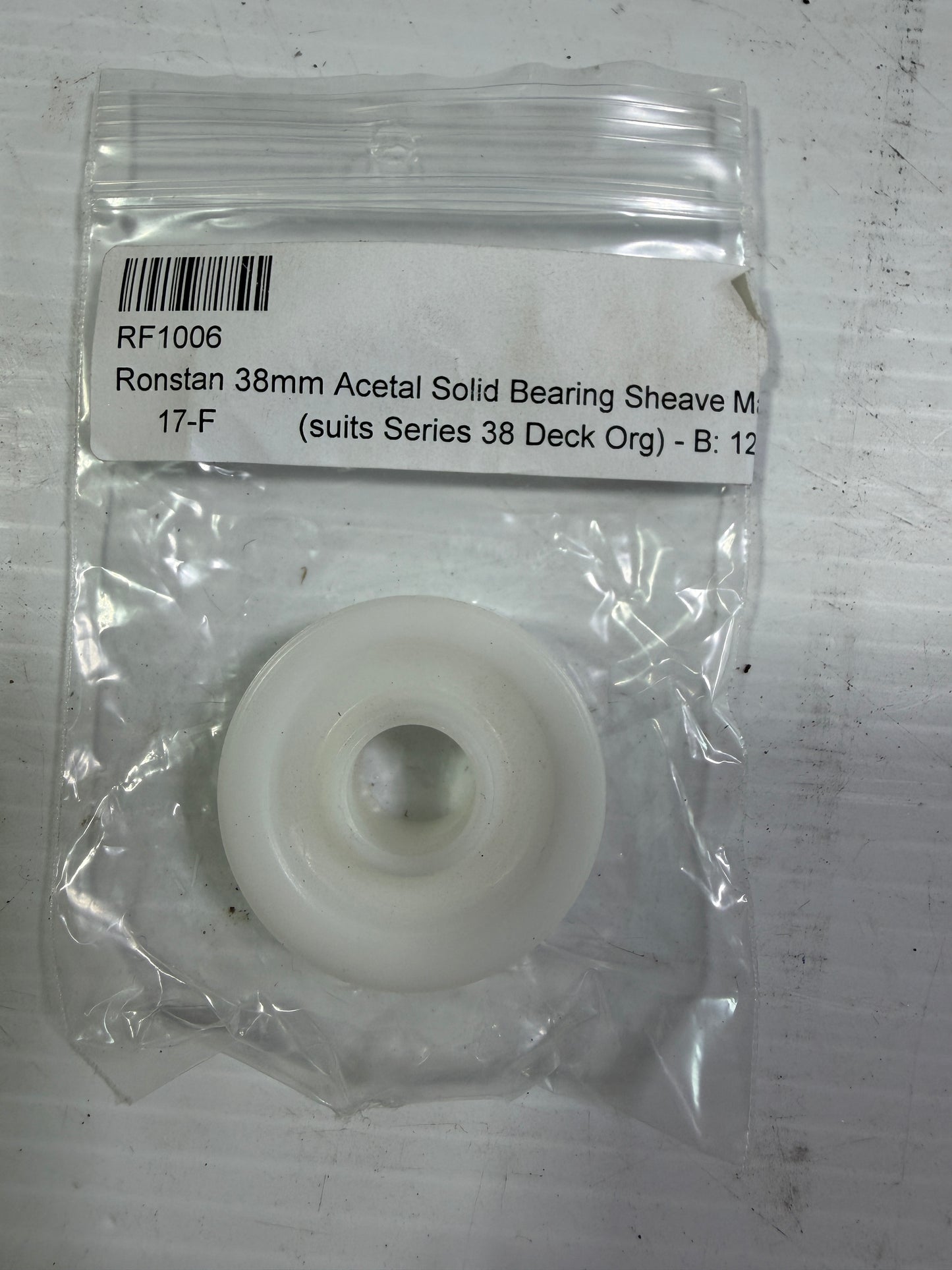 Ronstan RF1006 Solid Bearing Sheave 38mm - NEW