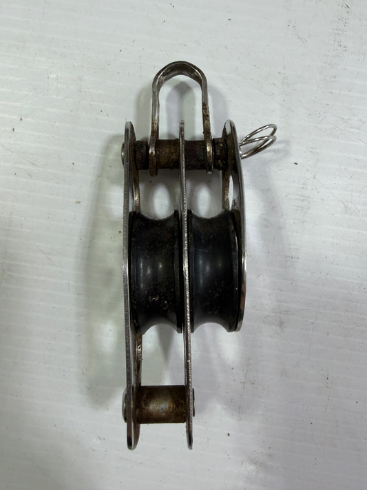 1 1/2" Sheaved Double Block With Beckett - 3/8" Line