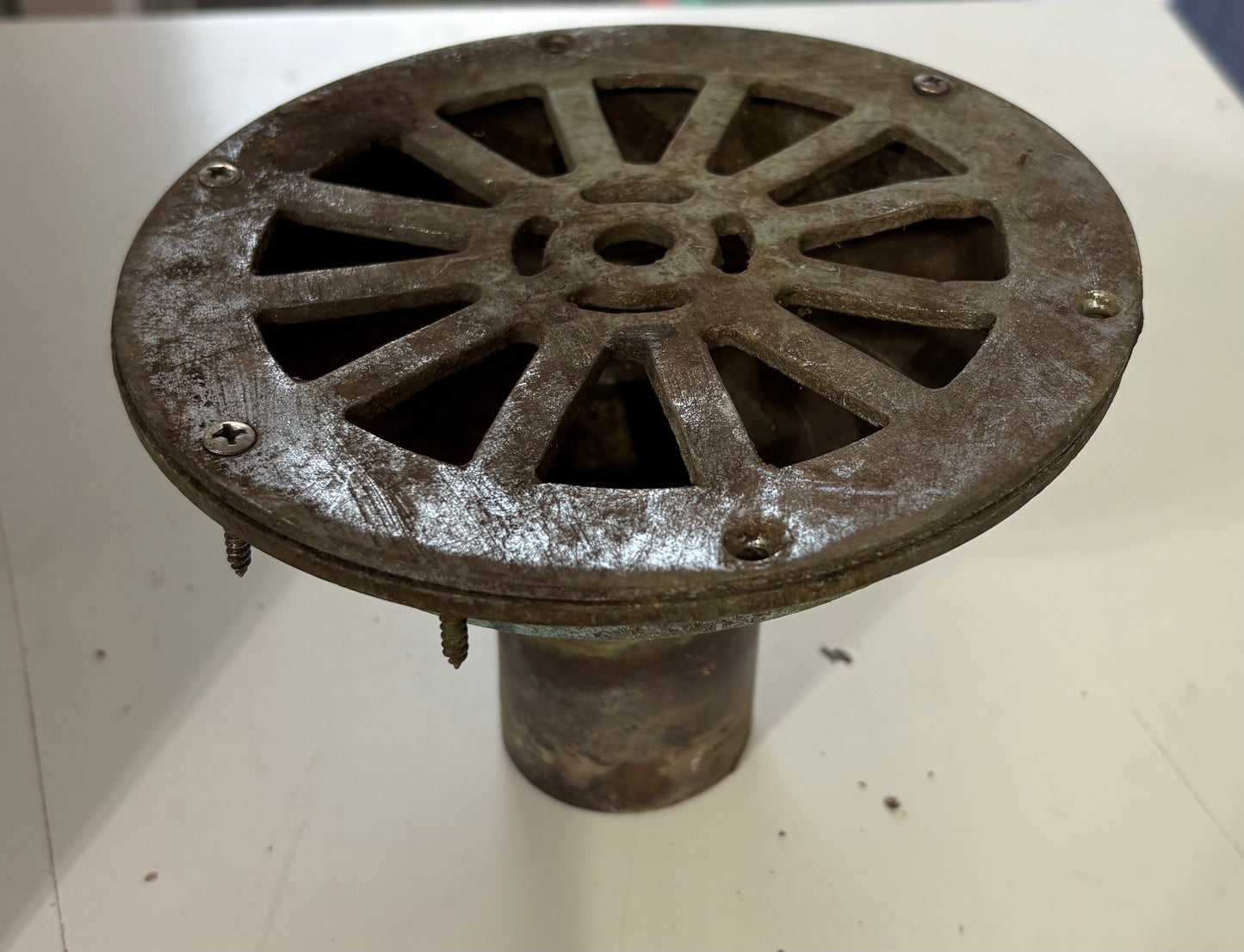 PAIR Vintage Bronze Chris Craft Deck Drain Scupper #207
