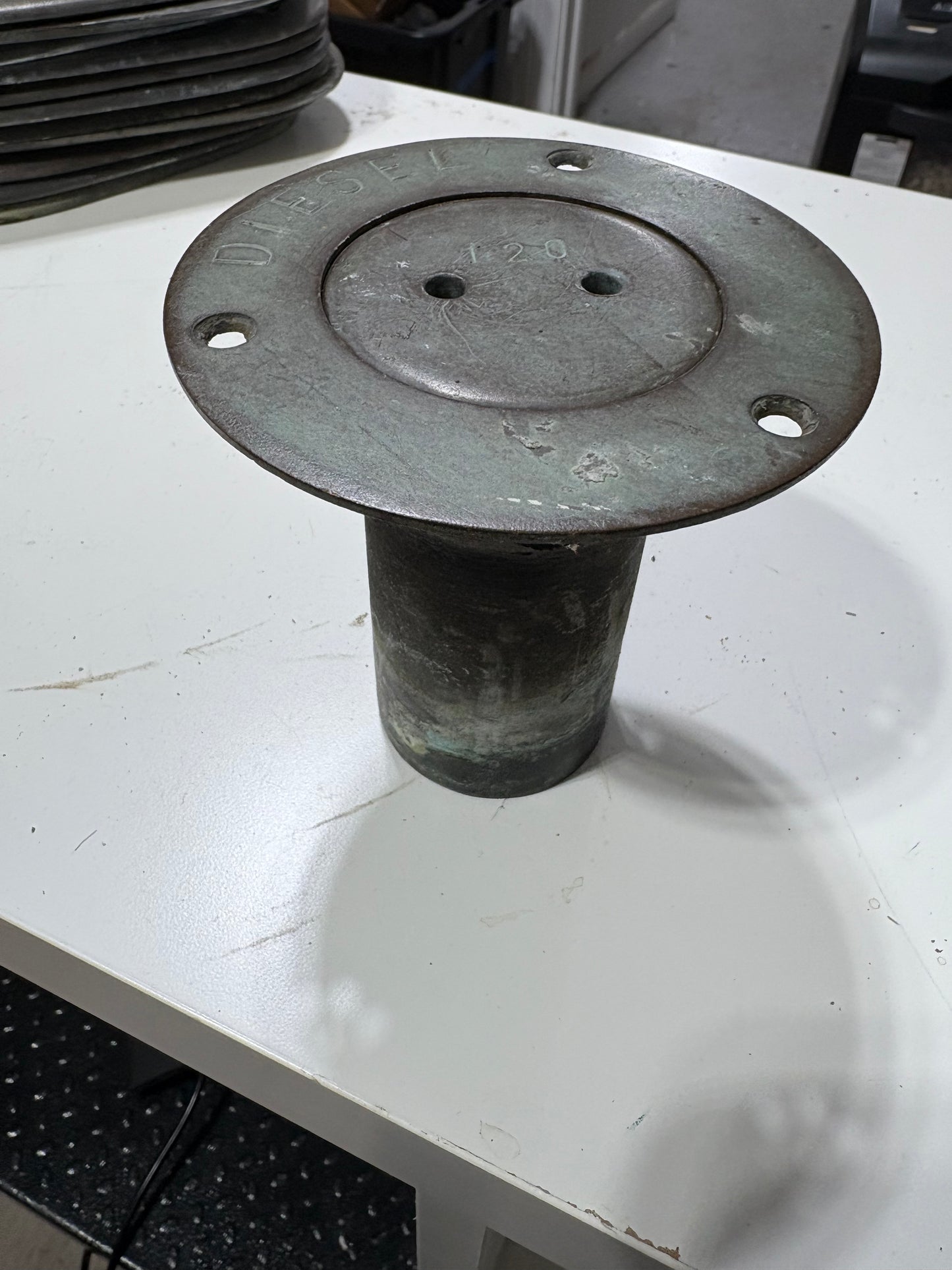 Bronze Diesel Fuel Cap / Plug / Deck Fill Plate