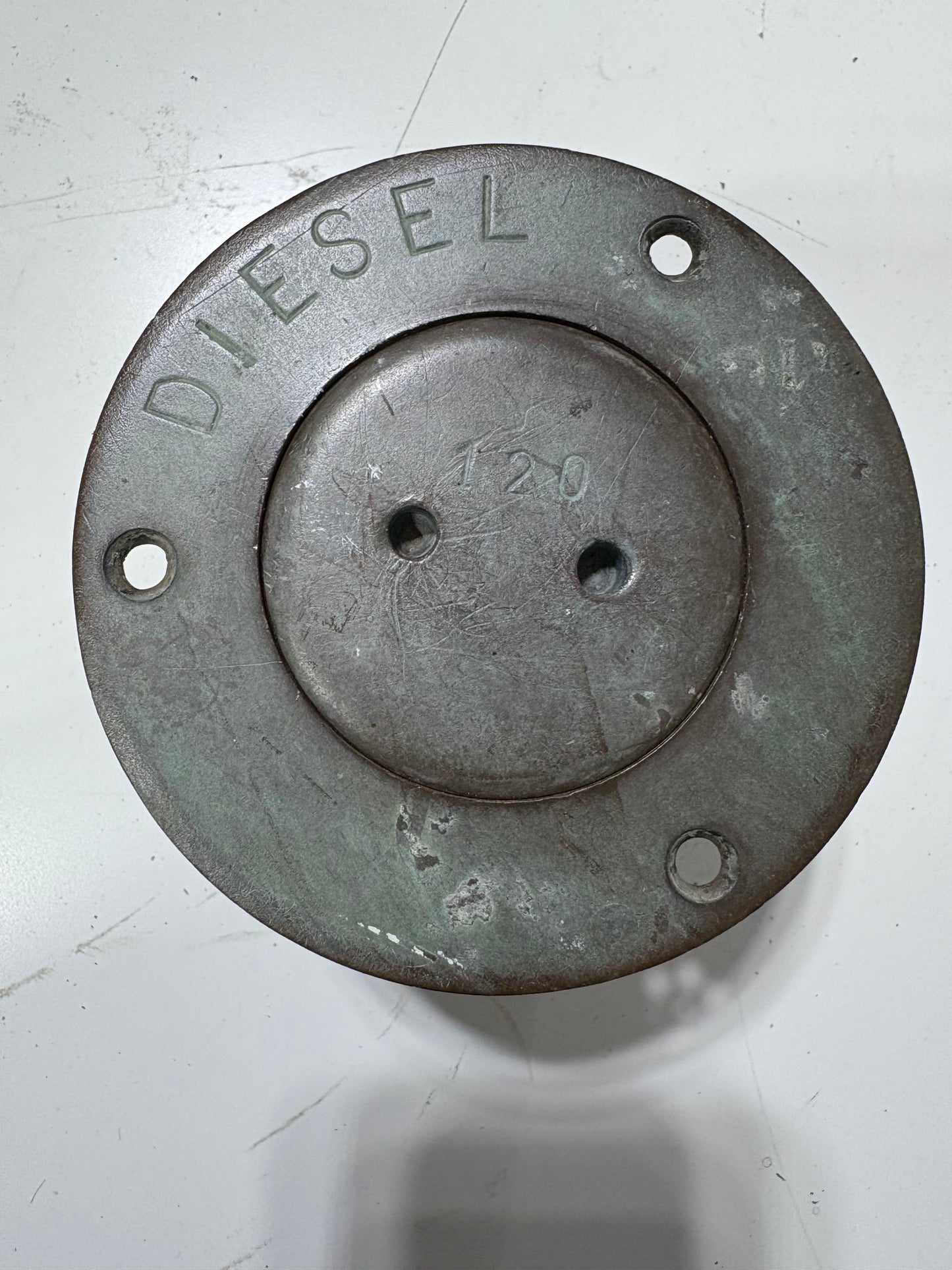 Bronze Diesel Fuel Cap / Plug / Deck Fill Plate