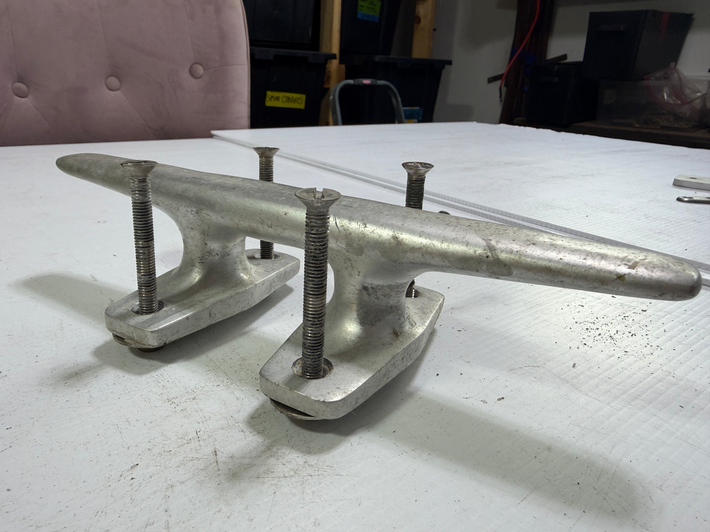 11 3/4" Long Aluminum Cleat With hardware