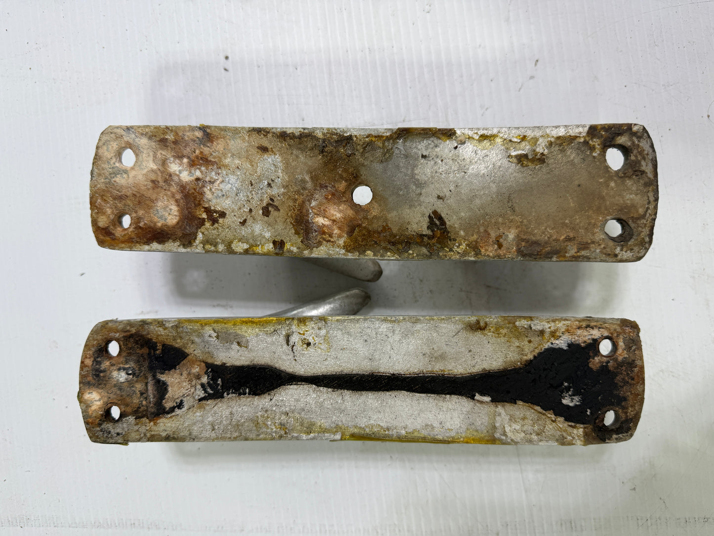 PAIR 8 3/4" Aluminum Chock Cleats