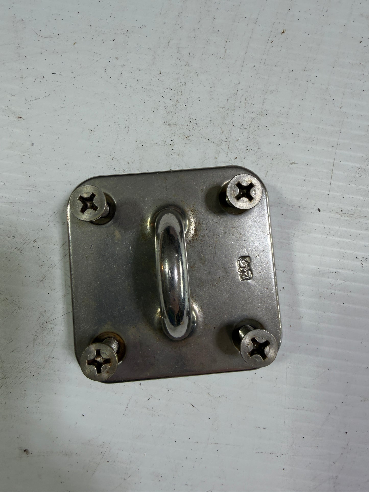 Stainless Steel Schaefer Pad Eye / Padeye With Hardware - 3" squared Base