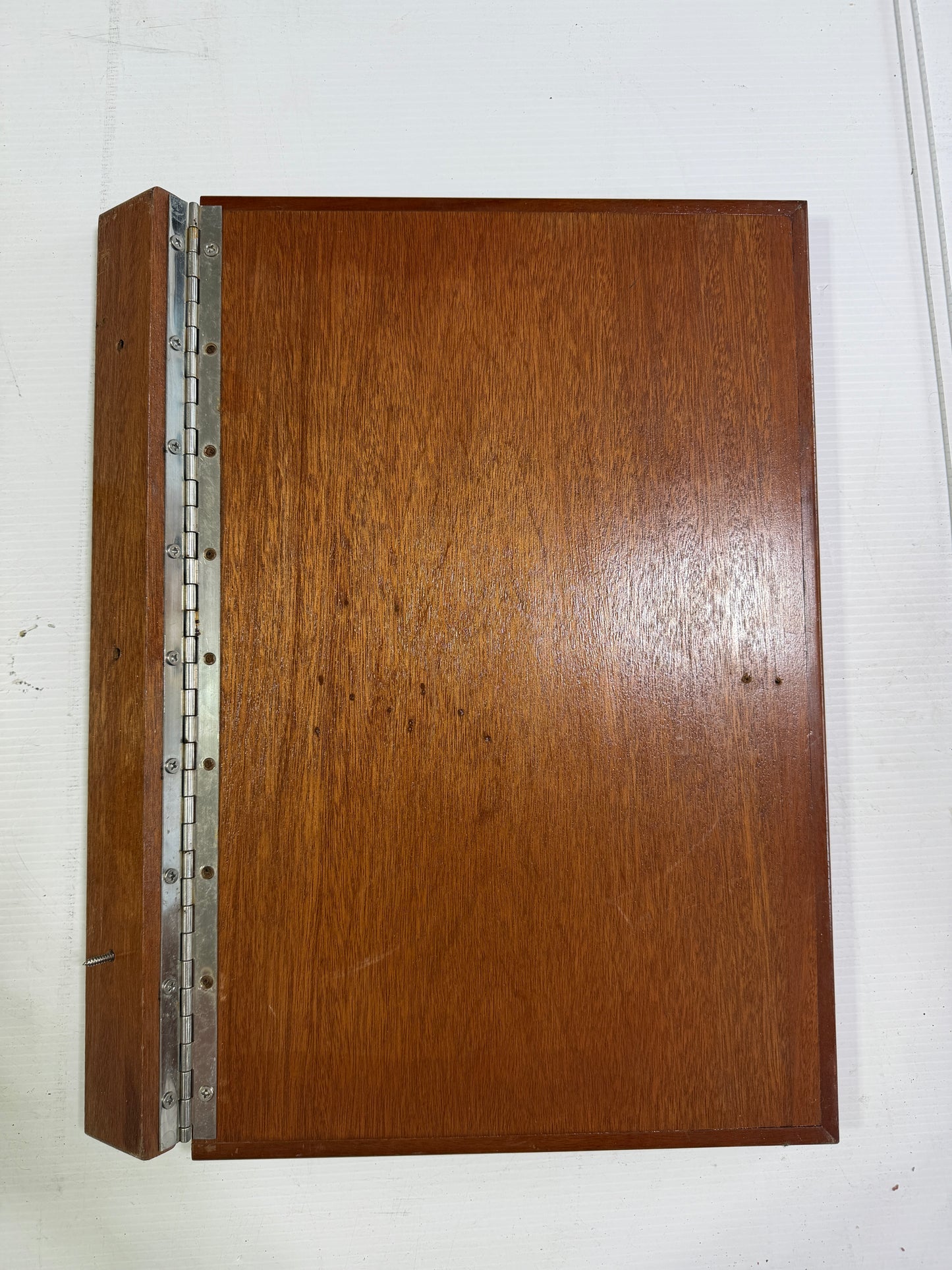 Small Teak Interior Table - 18 1/2" Long x 12 1/4" Wide-- #39