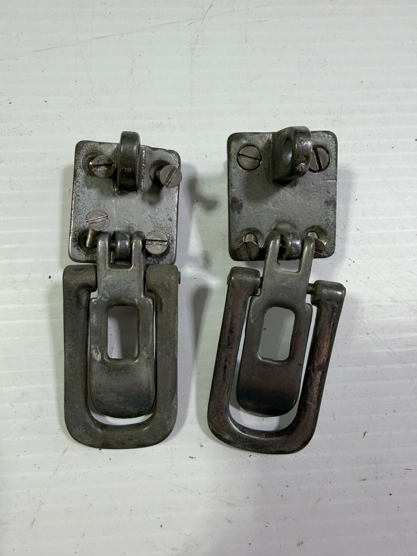 PAIR Chromed Bronze Latches